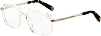 Philipp Plein Philipp Plein Mens 54 mm White Opticals