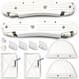 OEM Kit De Limpieza De Piscinas Con Gafas Delanteras Y Traseras Axv604whp, Solapa Axv434whp, Patines Axv414p, Repuesto Para Limpiafondos Hayward, Kit De M