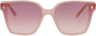 Jimmy Choo London Chique Zonnebril met Stijl - Dames - Zonnebrillen - Roze - 61 MM - Accessoires
