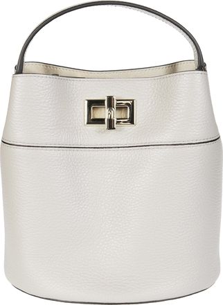 Furla Amelia Pebbled Leather Mini Bucket Bag