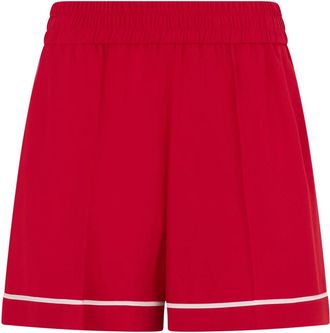 Red Valentino Lichte en elegante rode zomerse shorts - Dames - Korte Broeken - Rood - S - Korte Broeken