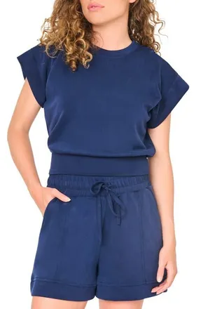 Gibsonlook Luxe Everywhere Top in Navy at Nordstrom, Size Xx-Small