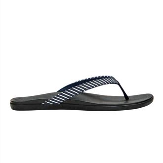 Olukai Womens Hoopio Sandal In Blue Stripe