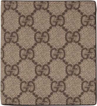 Gucci Portefeuilles & Kaarthouders - Heren - Portefeuilles - Beige - ONE Size - Leer - Accessoires
