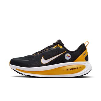 Nike Mens Vomero 18 (Pittsburgh Steelers) NFL Road Running Shoes in Black | IQ6036-001