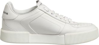Dolce & Gabbana White MIAMI Calf Low Top Men Sneakers Mens Shoes (Pre-Owned)