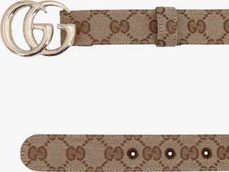 Gucci Cintura GG Marmont in tela spalmata - GUCCI - gender_Woman