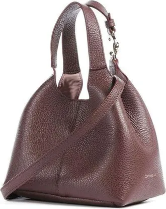 Coccinelle Womens Top Handle Bag Berry Bovine Leather - Top-Handle-Bags
