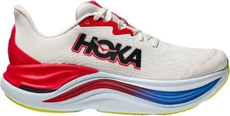 Hoka One One Mens Skyward X Running Shoe In Blanc De Blanc/virtual Blue