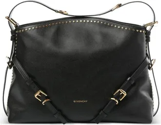 Givenchy Tassen, Dames, Zwart, ONE Size, Leer, Voyou Medium Bag