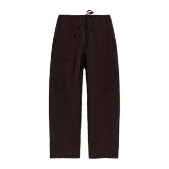 STUDIO NICHOLSON Wide Trousers, female, Brown, Size: 2XS Hera Trousers