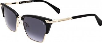 Rag & Bone Womens RNB1053 S 53 807 Sunglasses - Black - One Size