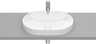 Roca Roca - Lavabo De Fineceramic De Encimera Round Inspira Color: Blanco Mate