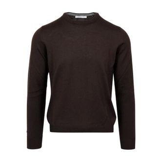 Gran Sasso Jersey de Cuello Redondo - Knitwear - Hombre - Marr&oacute;n - L