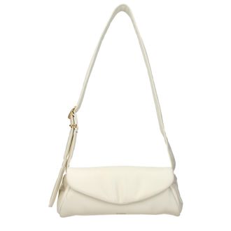 Jil Sander Cannolo Umh&auml;ngetasche Damen Leder Beige/Eierschale