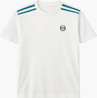 Sergio Tacchini Mens Sergio Tacchini Locchi T-Shirt Gardenia/Harbor Blue - White - Size: 44