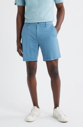 Swannies Bunker Flat Front Stretch Golf Shorts in Bluestone at Nordstrom Rack, Size 32