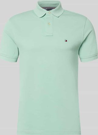 Tommy Hilfiger Regular Fit Poloshirt aus Baumwoll-Mix in Mint, Gr&ouml;&szlig;e XXL