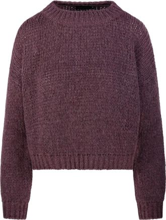 Roberto Collina Maglione girocollo in lana - Rosso