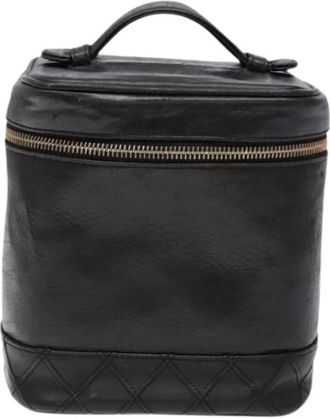 Chanel Pre-owned Handbags, female, Black, Size: ONE SIZE Pre-owned Vintage Handbag