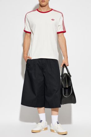 adidas T-shirt With Embroidered Logo, Mens, White