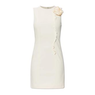 Rotate Jurk met applicatie - Dames - Feestkleedjes - Beige - XS - Kleedjes