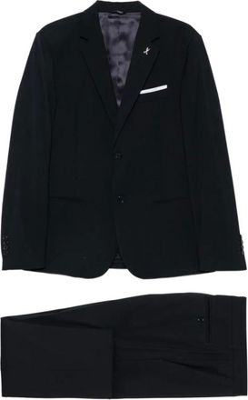 Daniele Alessandrini Heren, Pakken, Blauw, Maat: 2XL