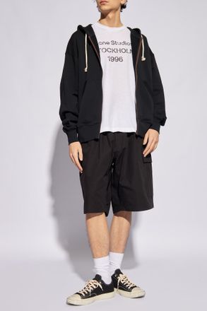 Acne Studios T-shirt With Logo, Mens, Cream