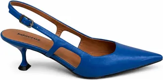 Lola Cruz Womens Berenice Pointed Toe Heel In Blue