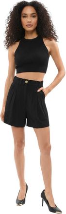 Balmain Black Solid Shorts