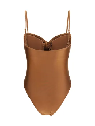 Zimmermann Aster Swimsuit - Brown