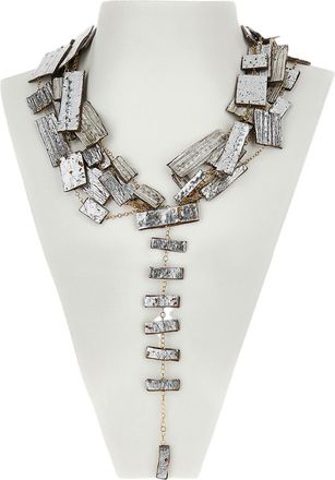 GFW Artisan Hand-Dyed Statement Necklace with Classic Clasp