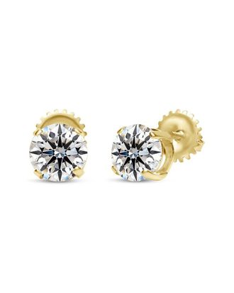 SuperJeweler Superjeweler 14K 2.00 Ct. Tw. Lab-Grown Diamond Earrings