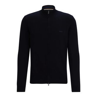 HUGO BOSS Heren, Truien, Blauw, Maat: XL Katoen