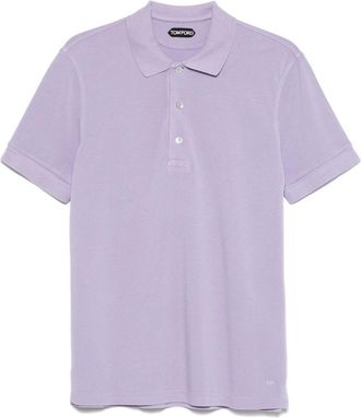 Tom Ford Short-Sleeve Polo Shirt - Mens - Cotton/Lyocell