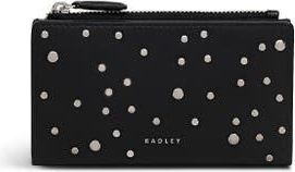 Radley London Coin Street - Stud Medium Ziptop Wallet in Black at Nordstrom