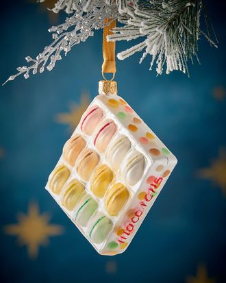 Neiman Marcus Box of Macarons Christmas Ornament