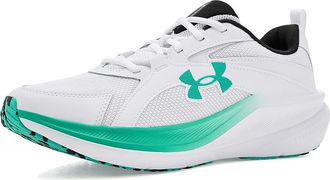 Under Armour Charged Assert 11 Mens Shoes White/Black/Green Mode : 10.5 D - Medium, Textile