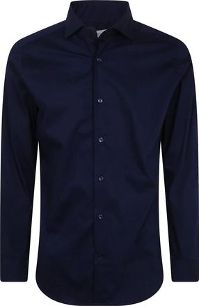 Tintoria Mattei Camisa Classic DE Popelina - Shirts - Hombre - Azul - 2XL