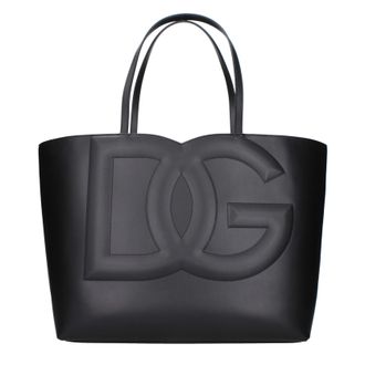 Dolce & Gabbana Dolce&Gabbana Damens Handtaschen aus schwarzem Leder