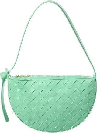 Bottega Veneta Sunrise Mini Intrecciato Leather Hobo Bag