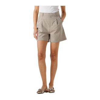 Notre-V Dames, Korte broeken, Beige, Maat: XS Katoen