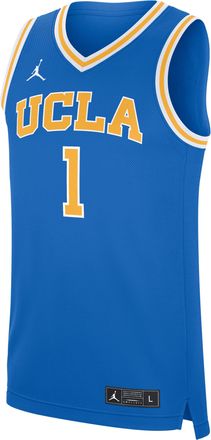 Nike Jordan Mens UCLA Bruins Replica Jordan Brand College Basketball Jersey in Blue | CLEVGRJJCBJUCL-UCL