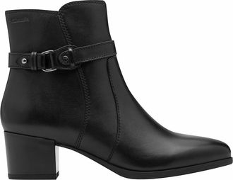 Tamaris Leren enkellaarsjes met hak