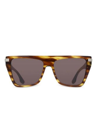 Victoria Beckham square-frame sunglasses - Brown