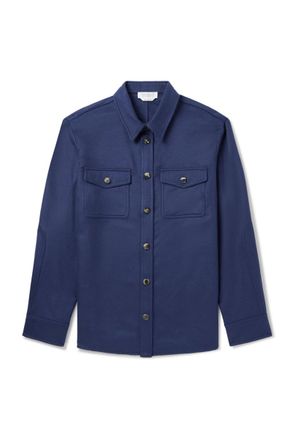 Gabriela Hearst Lucas Silk Overshirt