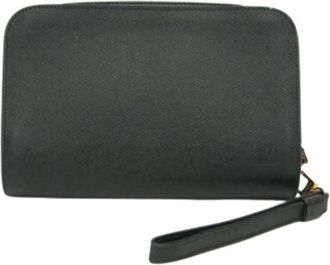 Louis Vuitton Pre-owned Baikal M30184 Clutch Bag - unisex - Vintage Clutch - Zwart - ONE Size - Leer - Vintage