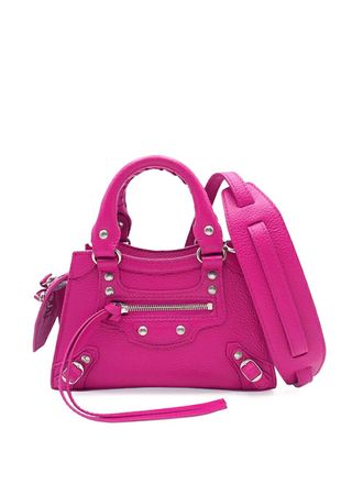 Balenciaga 2005-2025 Nano Grained Calfskin Neo Classic City satchel - Rosa