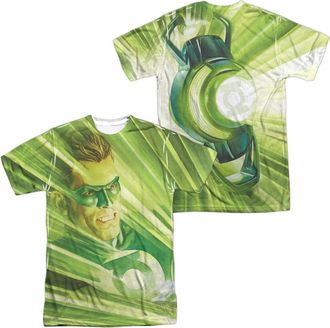 Gildan DC Comics Rays Of Light (Front/Back Print) Short Sleeve Adult Poly Crew Tee / T-Shirt