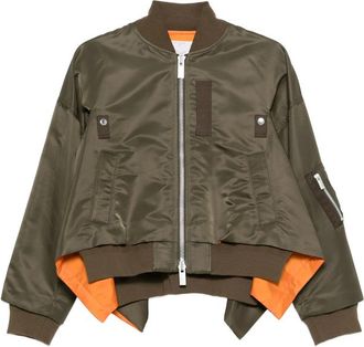 sacai Zip-up Bomber Jacket